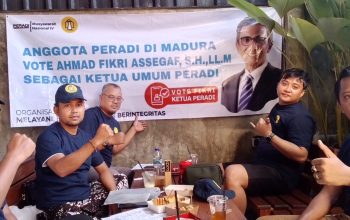 Anggota PERADI di Madura Meriahkan Acara Munas IV di Pamekasan dan Deklarasikan Dukungan untuk Ahmad Fikri Assegaf Sebagai Ketua Umum