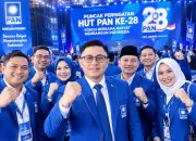 FARID HADIRI PUNCAK PERINGATAN HUT KE-28 PAN, PRESIDEN PRABOWO HADIR BERSAMA KADER SELURUH INDONESIA