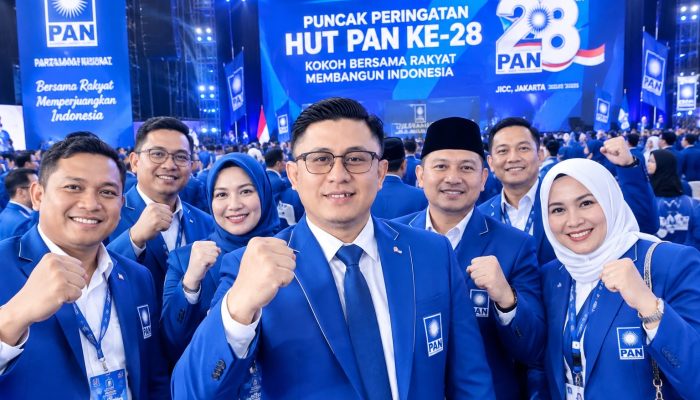 FARID HADIRI PUNCAK PERINGATAN HUT KE-28 PAN, PRESIDEN PRABOWO HADIR BERSAMA KADER SELURUH INDONESIA